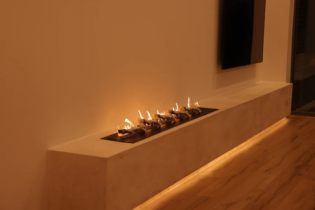 Luxus Bioethanol Einbaukamin Wohnbereich Design - Utrecht - Niederlande, Referenz 1