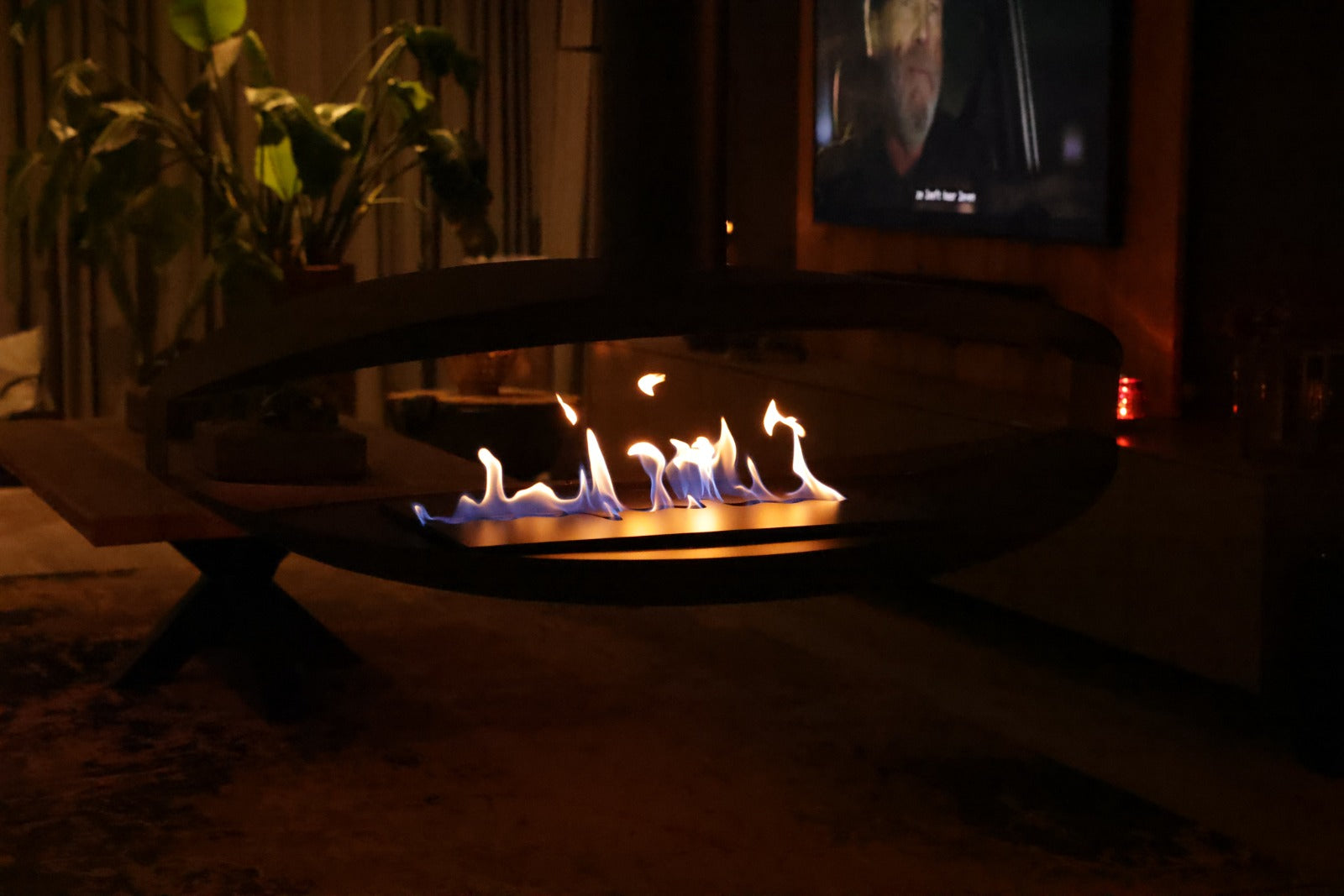 Bioethanol Kamin Tv-Wand Wohnwand Minimalistisch - Hardinxveld-Giessendam - Niederlande, Referenz 3