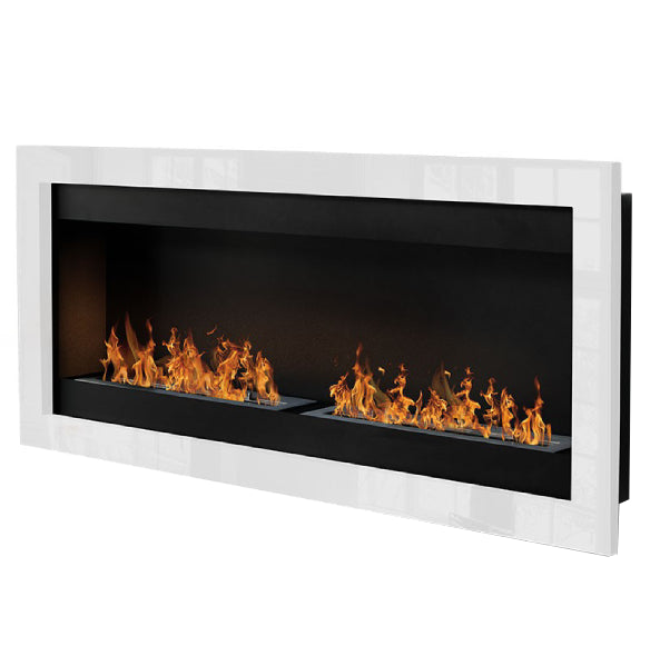Bioethanol Wandkamin / Einbaukamin - Sevenfire XL-2 Weiß