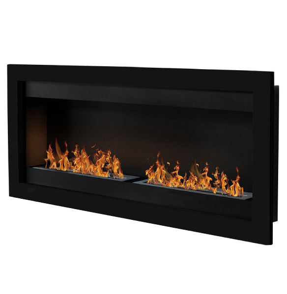 Bioethanol Wandkamin / Einbaukamin - Sevenfire XL-2 Schwarz