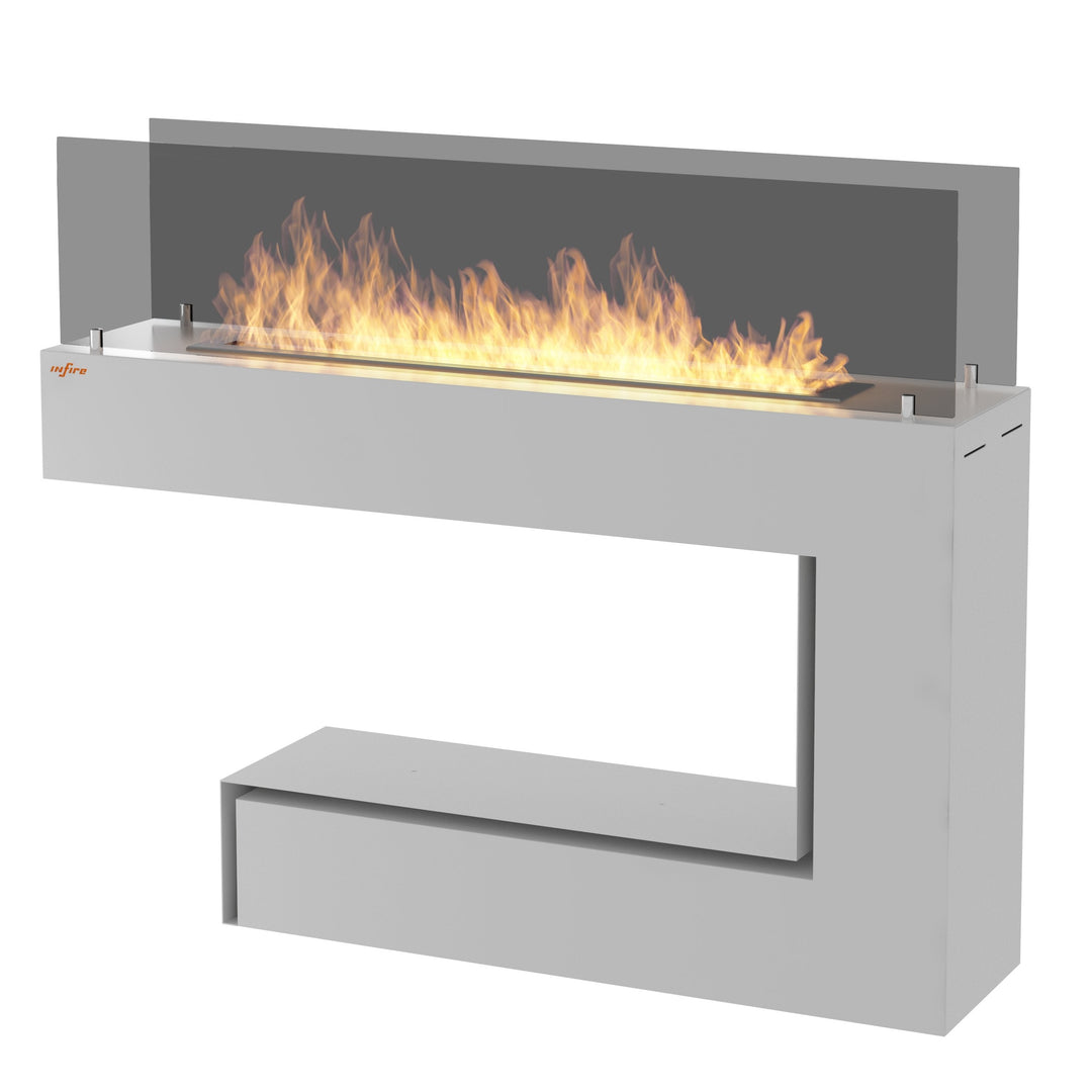 Freistehender Bioethanol Standkamin - SPECTRUM