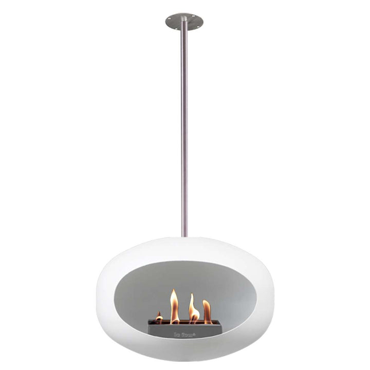 Bioethanol Deckenkamin - Le Feu DOME SKY WEISS/EDELSTAHL