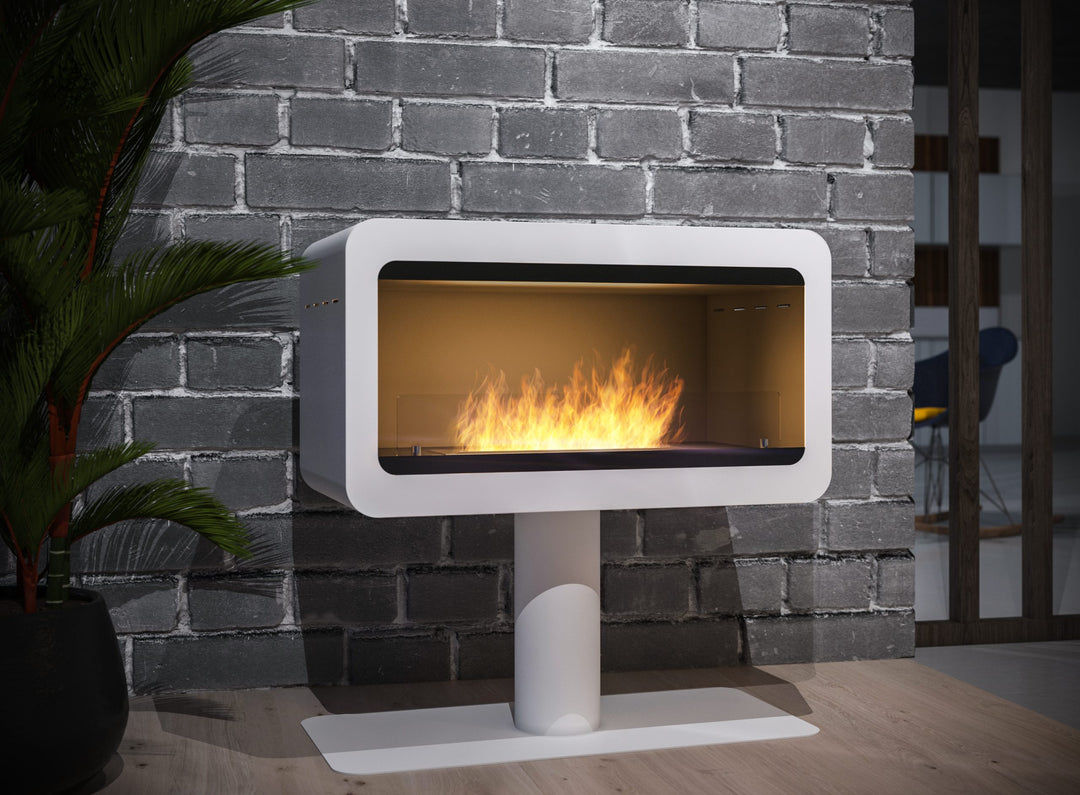 Freistehender Bioethanol Standkamin - INECCO