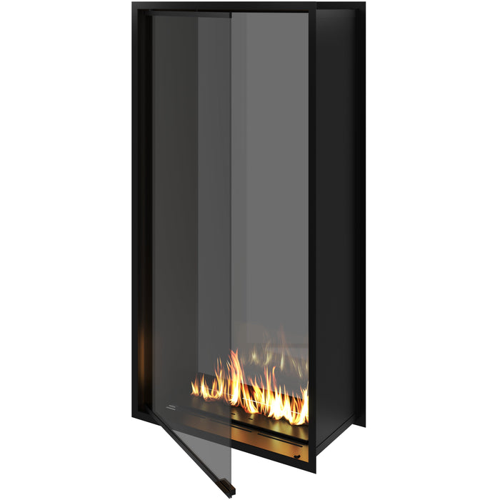 Bioethanol Einbau Tunnelkamin Vollglas Vertikal FAME 100x200 Produktansicht