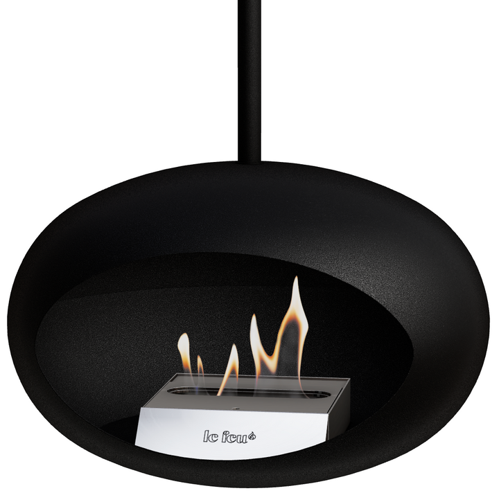 Bioethanol Deckenkamin - Le Feu DOME SKY SW/SW/EDELSTAHL