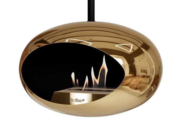 Bioethanol Deckenkamin - Le Feu DOME SKY SW/CHROME GOLD/GOLD