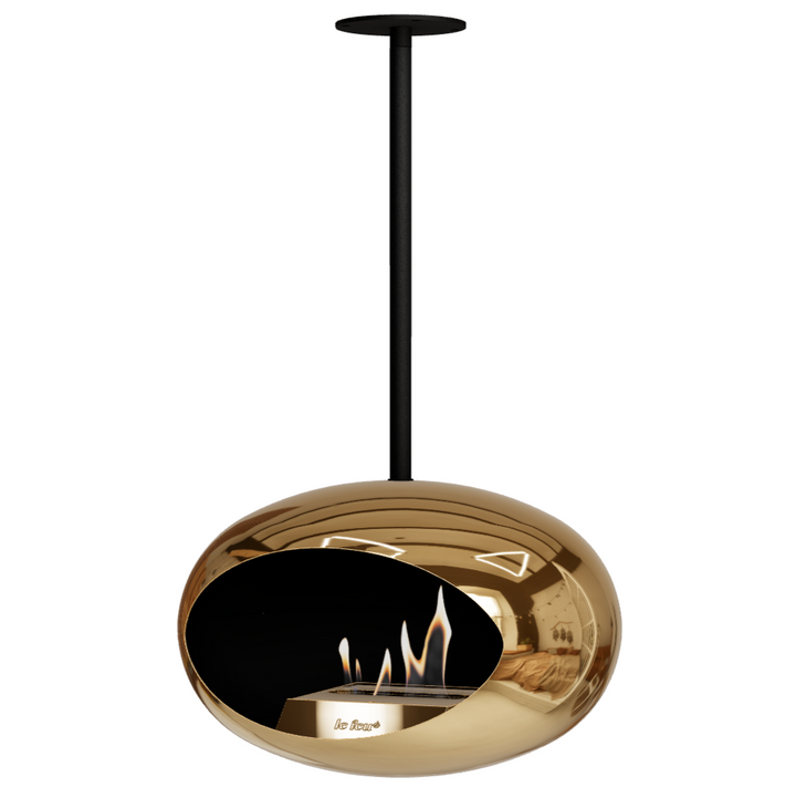 Bioethanol Deckenkamin - Le Feu DOME SKY SW/CHROME GOLD/GOLD