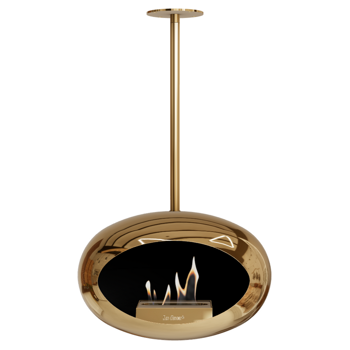 Bioethanol Deckenkamin - Le Feu DOME SKY CHROME GOLD/GOLD