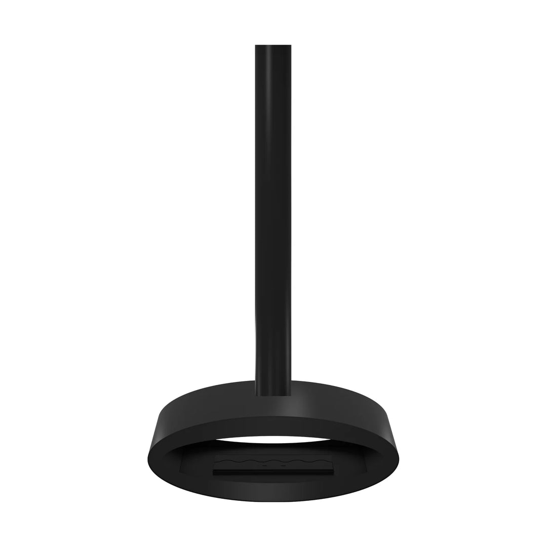 Bioethanol Deckenkamin Haengekamin Decke Kamin Ethanol Deckenmontage TUBE 2Side Schwarz 100cm Wild Flame Frontal