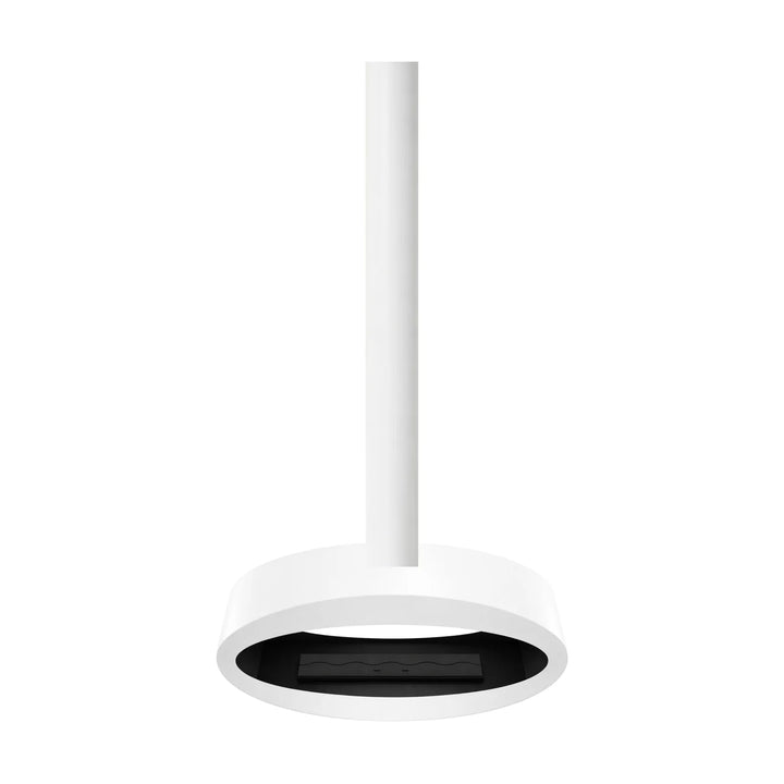 Bioethanol Deckenkamin Haengekamin Decke Kamin Ethanol Deckenmontage TUBE 2Side Weiss 100cm Wild Flame Frontal