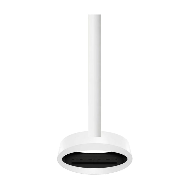 Bioethanol Deckenkamin Haengekamin Decke Kamin Ethanol Deckenmontage TUBE 2Side Weiss 80cm Wild Flame Frontal
