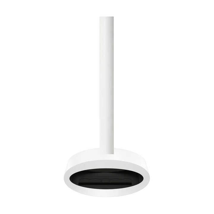 Bioethanol Deckenkamin Haengekamin Decke Kamin Ethanol Deckenmontage TUBE Weiss 80cm Wild Flame Frontal