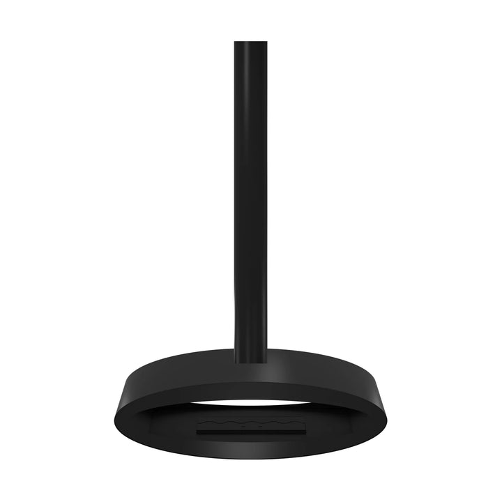 Bioethanol Deckenkamin Haengekamin Ethanol Kamin Decke TUBE 2SIDE XXL 120cm Schwarz Wild Flame Deckenmontag Oval Frontal