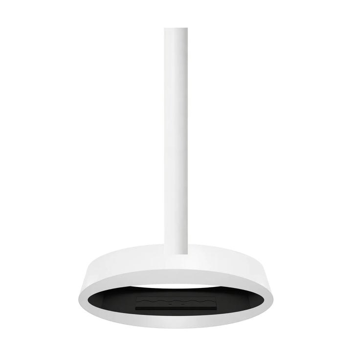 Bioethanol Deckenkamin Haengekamin Ethanol Kamin Decke TUBE 2SIDE XXL 120cm Weiss Wild Flame Deckenmontage Oval Frontal