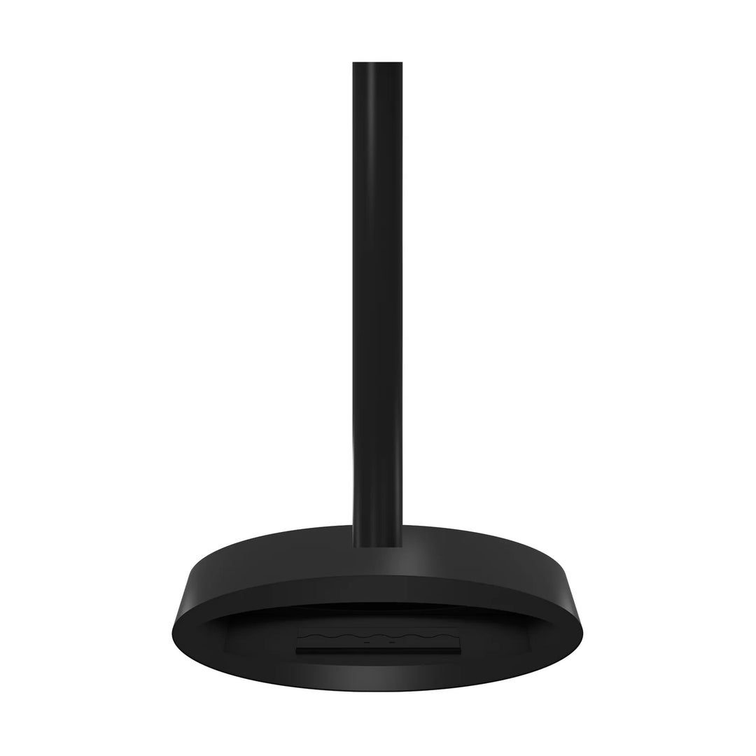 Bioethanol Deckenkamin Haengekamin Ethanol Kamin Decke TUBE XXL 120cm Schwarz Wild Flame Deckenmontag Oval Frotnal