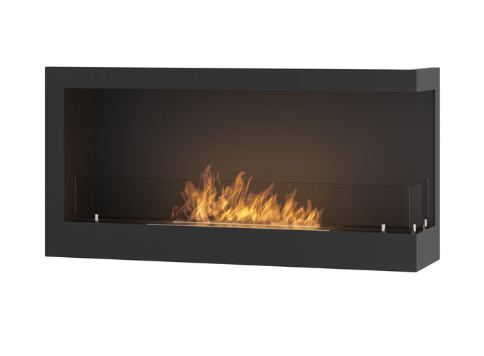 Bioethanol Einbau Eckkamin Corner 900 Rechts SimpleFire InFire mit Glas Ethanol Einbaukamin Ecke 90cm
