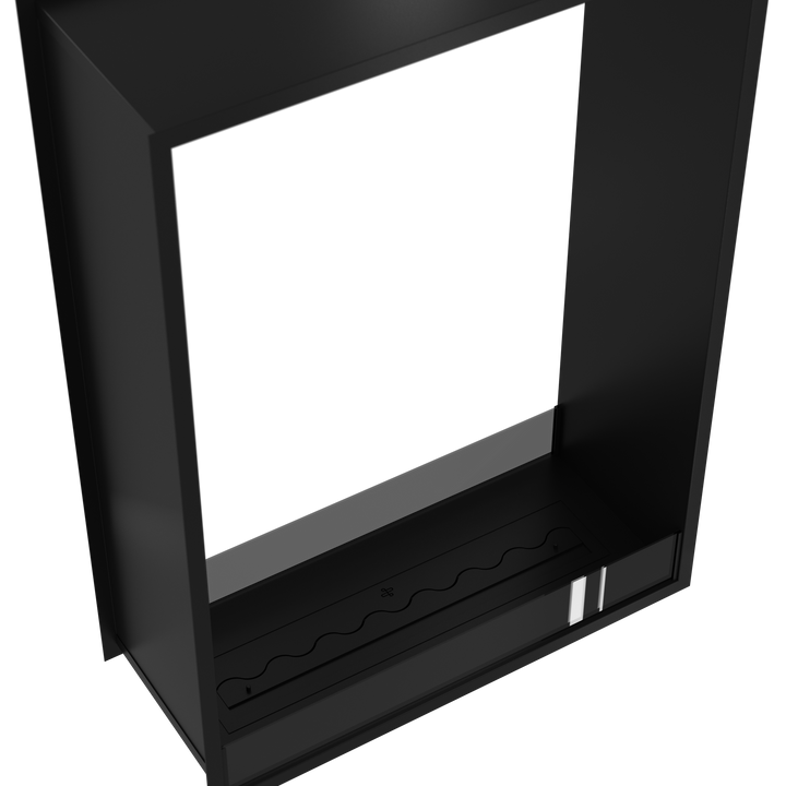 Bioethanol Einbau Tunnelkamin Vertikal FAME 100x140 cm - Perspektive