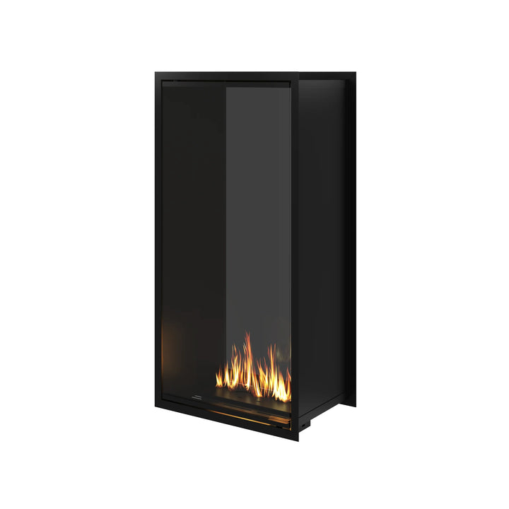 Bioethanol Einbau Tunnelkamin Zweiseitig Raumteiler Vollverglasung FAME Vertikal 60x120cm Ethanol Tunnelofen Glastuer