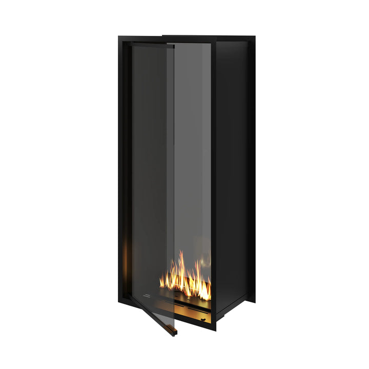 Bioethanol Einbau Tunnelkamin Zweiseitig Raumteiler Vollverglasung FAME Vertikal 60x140cm Ethanol Tunnelofen