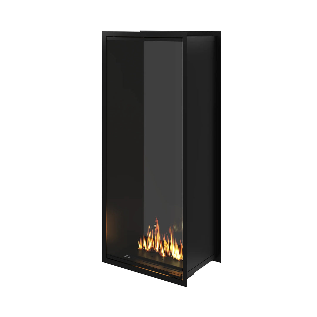 Bioethanol Einbau Tunnelkamin Zweiseitig Raumteiler Vollverglasung FAME Vertikal 60x140cm Ethanol Tunnelofen Glastuer