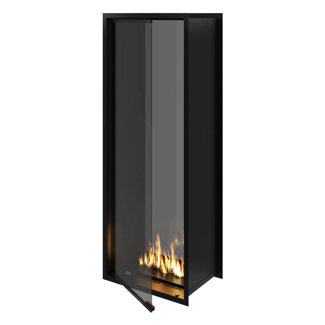 Bioethanol Einbau Tunnelkamin Zweiseitig Raumteiler Vollverglasung FAME Vertikal 60x180cm Ethanol Tunnelofen