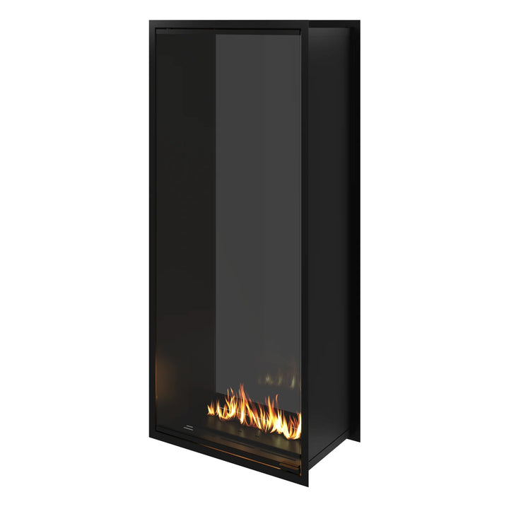 Bioethanol Einbau Tunnelkamin Zweiseitig Raumteiler Vollverglasung FAME Vertikal 70x180cm Ethanol Tunnelofen Glastuer
