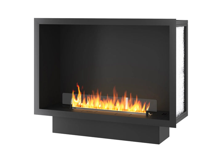 Bioethanol Einbaukamin Einbau Kamin Ofen ETRONIC BASIC INSIDE 1000 InFire Automatisch Pumpe App Fernbedienung mit Glas SmartFire