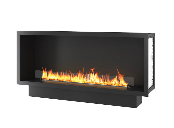 Bioethanol Einbaukamin Einbau Kamin Ofen ETRONIC BASIC INSIDE 1400 InFire Automatisch Pumpe App Fernbedienung mit Glas SmartFire