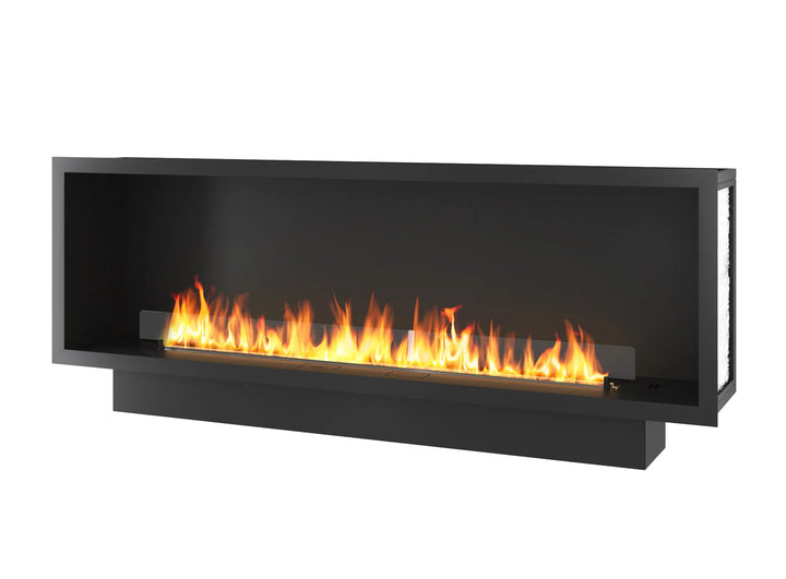 Bioethanol Einbaukamin Einbau Kamin Ofen ETRONIC BASIC INSIDE 1800 InFire Automatisch Pumpe App Fernbedienung mit Glas SmartFire