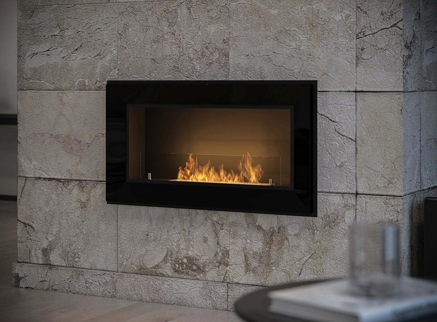 Bioethanol Einbaukamin von SimpleFire preiswerte Marke von Hersteller InFire Bio Ethanol Kamine und Öfen