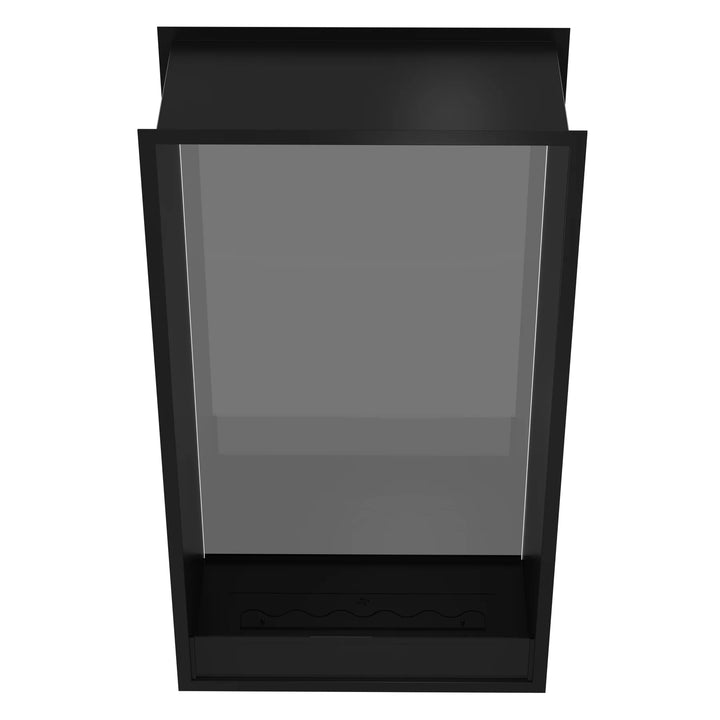Bioethanol Raumteiler Tunnelkamin FAME Einbaukamin Vertikal Vollverglasung Zweiseitig 80cm breit frontal