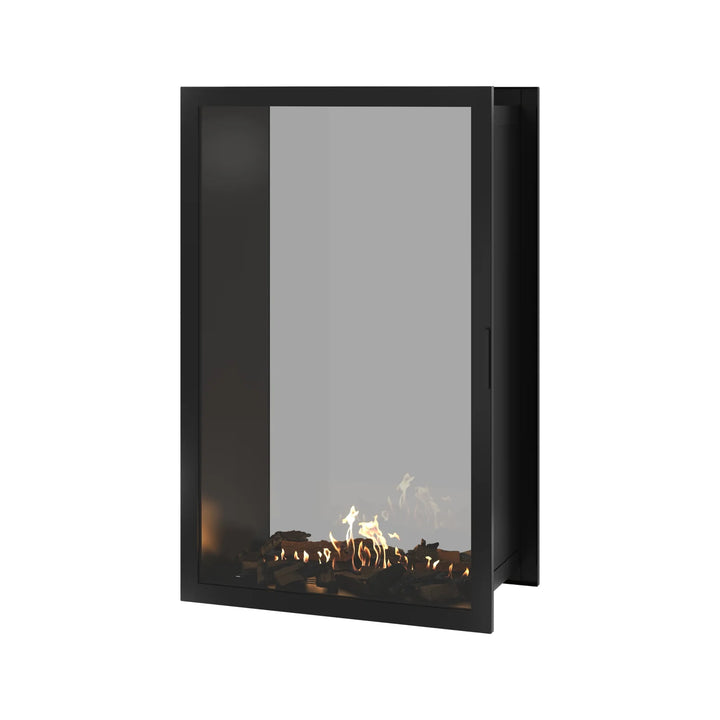 Bioethanol Tunnelkamin Zweiseitig Vertikal FAME Wild Flame Vollverglasung Raumteiler 90x120cm