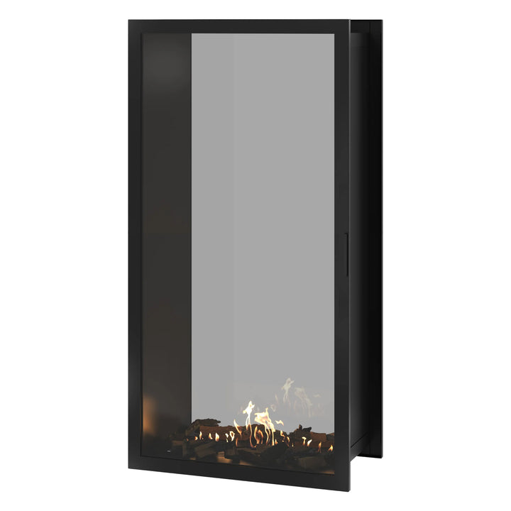 Bioethanol Tunnelkamin Zweiseitig Vertikal FAME Wild Flame Vollverglasung Raumteiler 90x200cm