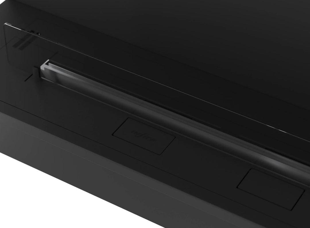 Dreiseitiger Bioethanol Einbaukamin Einbau Kamin Ofen ETRONIC BASIC INSIDE C1200 InFire Automatisch Pumpe App Fernbedienung Draufsicht