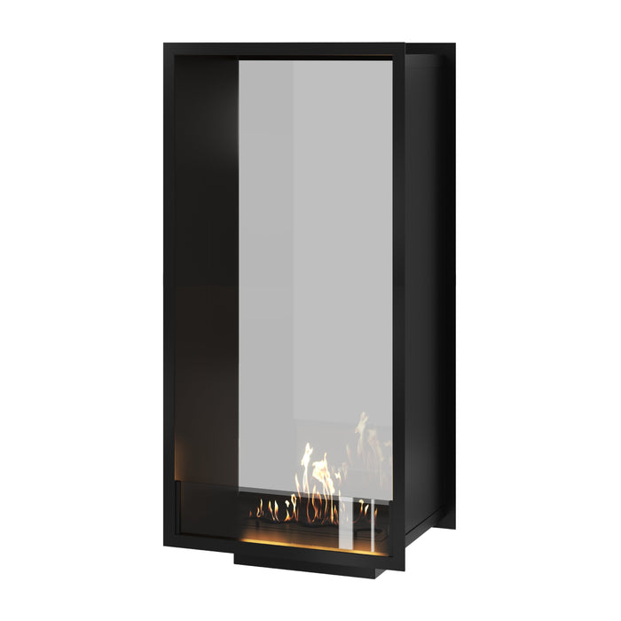 Bioethanol Tunnelkamin Halb-Vollglas Vertikal FAME 60x180 Wild Flame Raumteiler zweiseitig durchsichtig