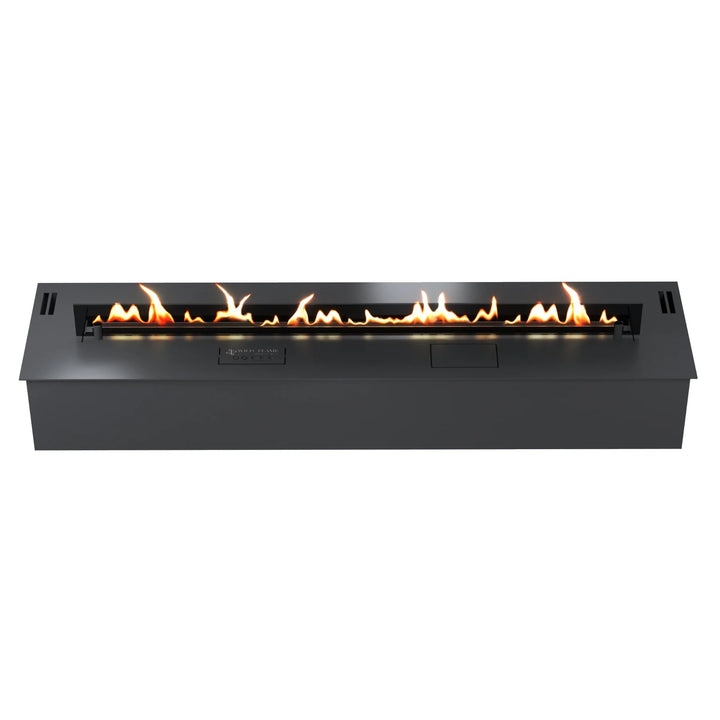 Automatischer Bioethanol Brenner Kaminofen SmartFire mit Fernbedienung A4 von Wild Flame Ethanol Einbaubrenner frontal