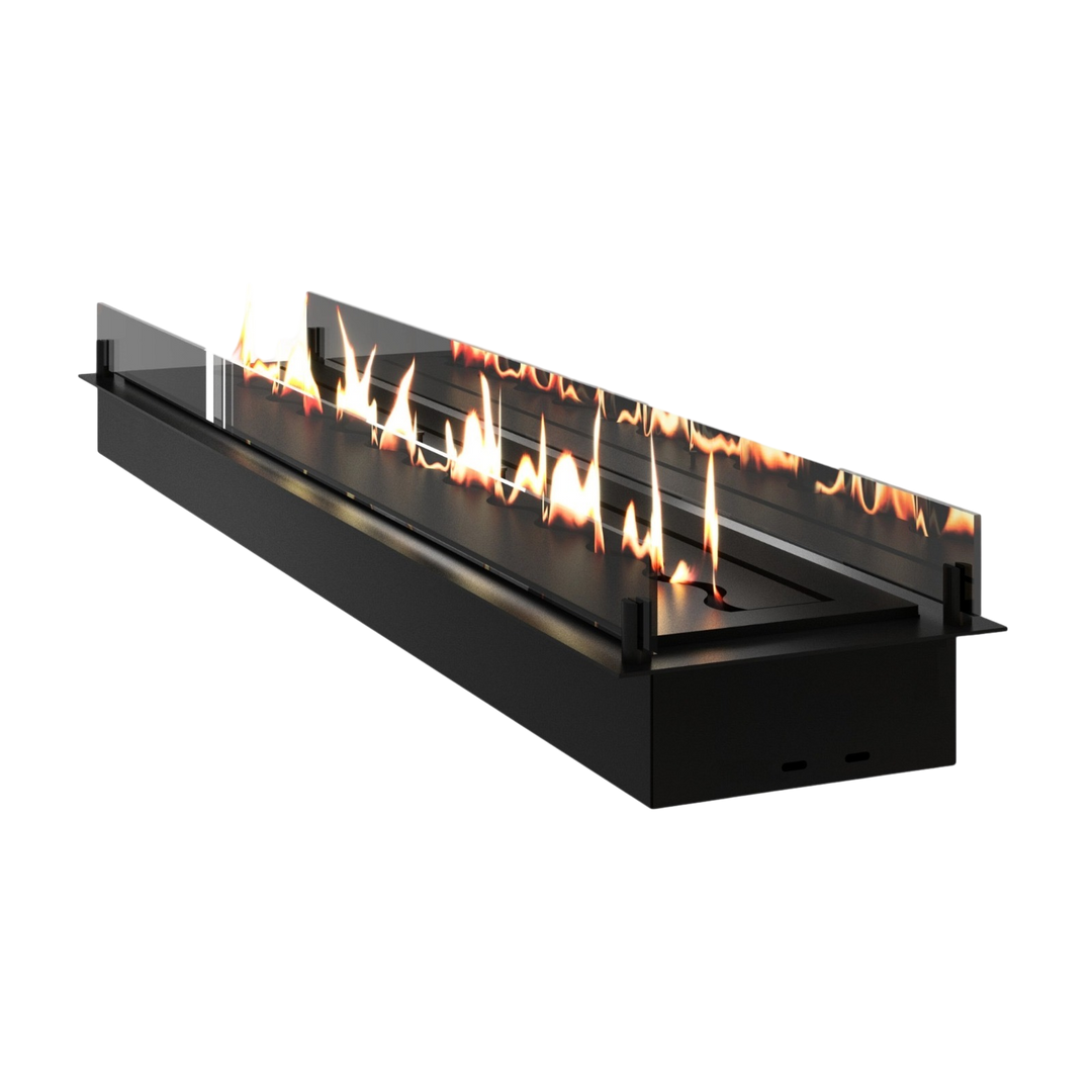 Bioethanol Einbau Brenner Einsatz Kassette SOLO von Wild Flame mit Glas