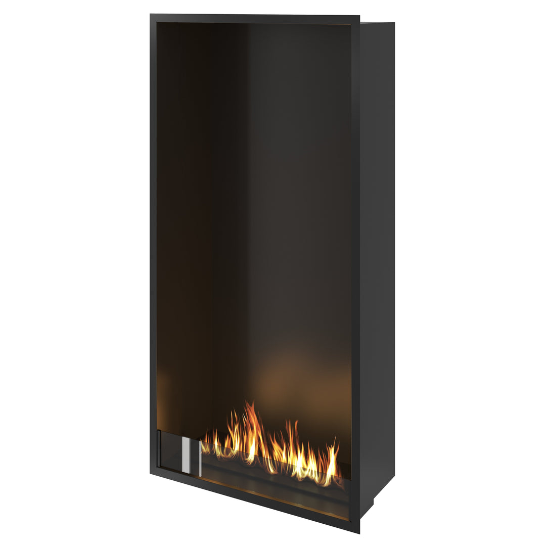Bioethanol Einbau Kamin Ofen Vertikal SELECTED 80x160x35cm von Wild Flame