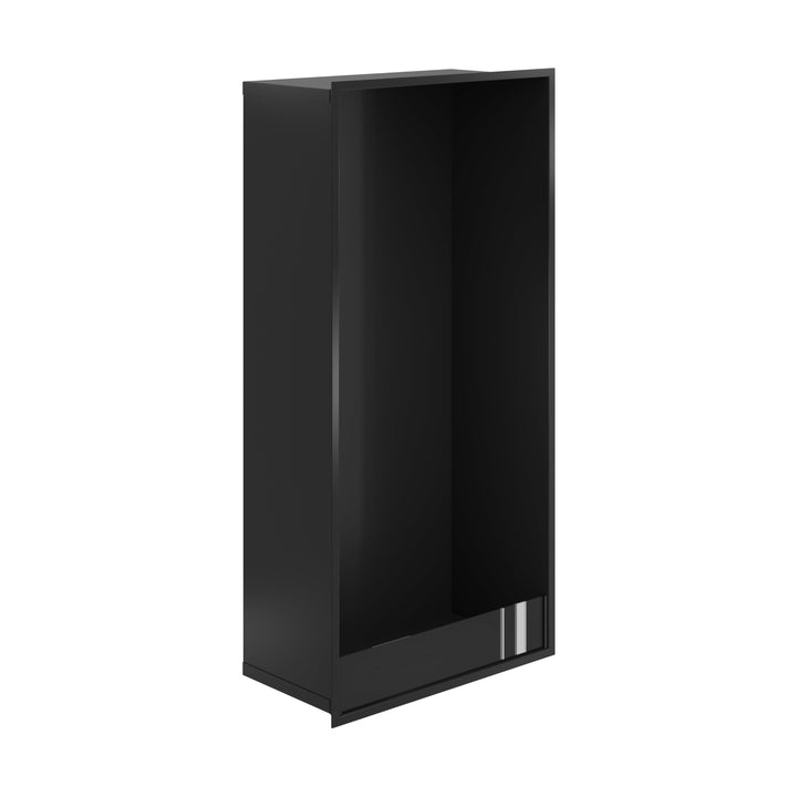 Bioethanol Kamin Ofen Vertikal SELECTED 70x160 cm Wild Flame – Einbau Ethanolkamin Seitenansicht