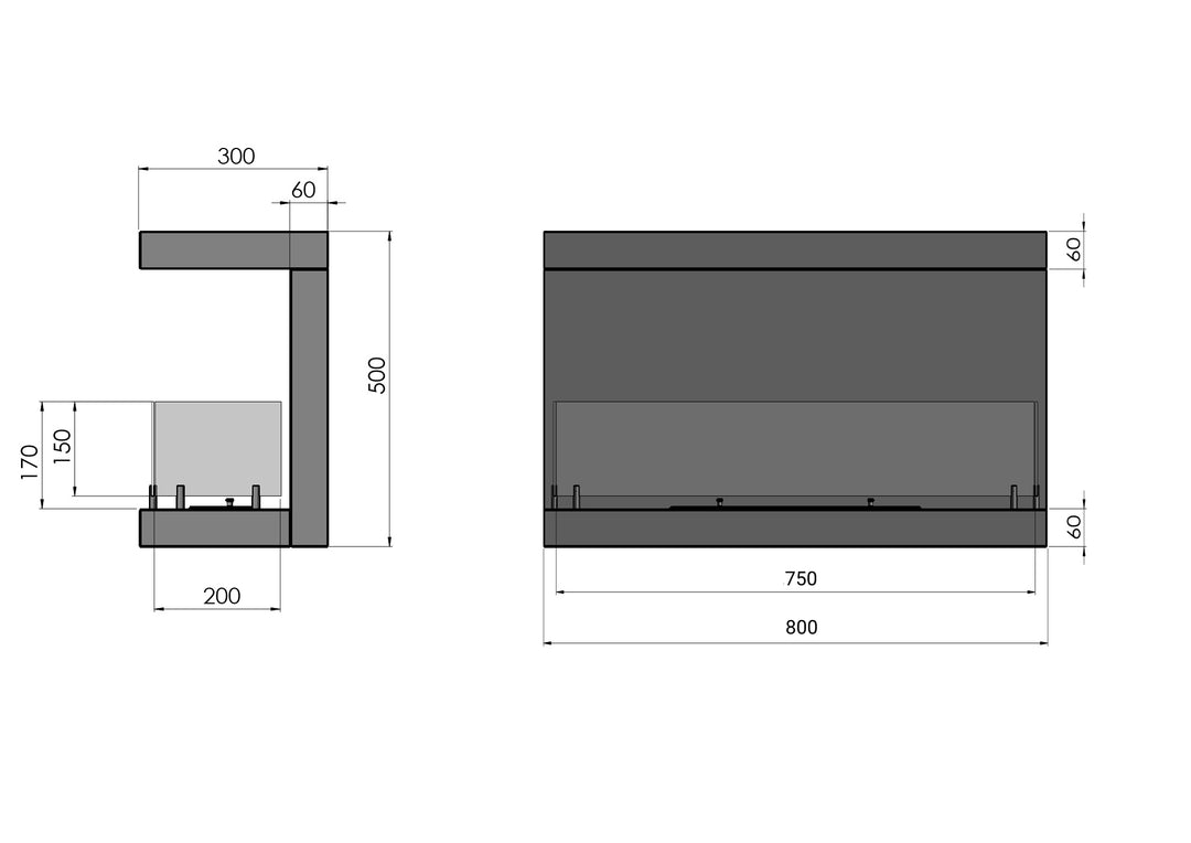 bioethanol-einbaukamin-dreiseitig-ethanolkamin-raumteiler-infire-c800-inside-c-80cm-schwarz-technische-zeichnung-3d-modell-alle-groessen
