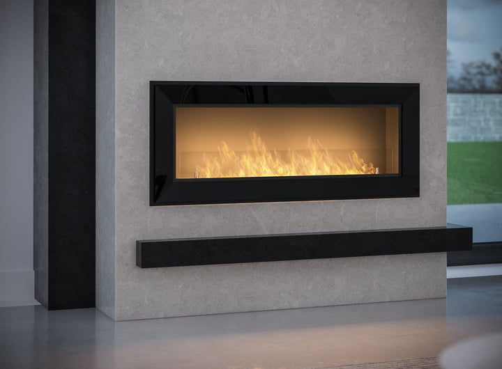 bioethanol-einbaukamin-frame-1200-schwarz-simplefire-einbau-wohnzimmer-trockenbau-modern-nahaufnahme