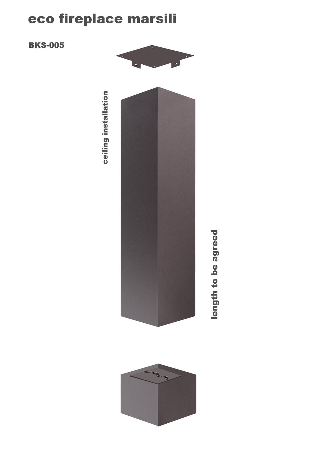 bioethanol-haengekamin-decke-deckenmontage-ethanolkamin-marsili-4side-viereckig-seidenmatt-schwarz-3d-rendering-mit-befestigungsmanschette