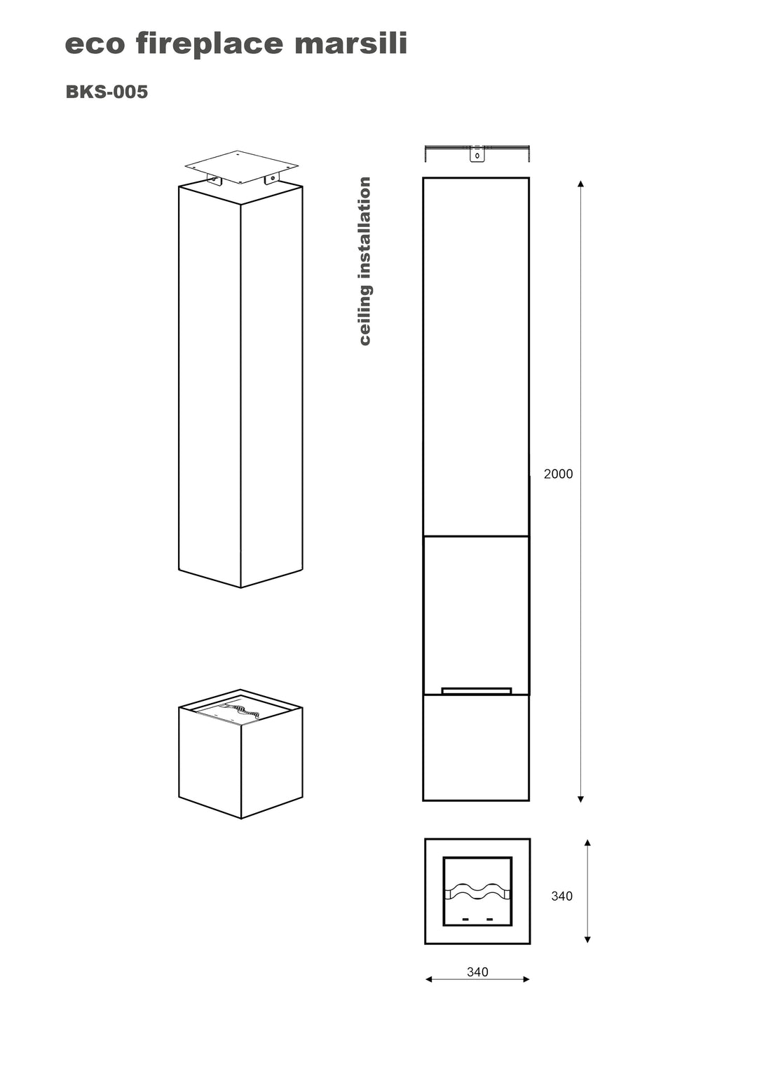 bioethanol-haengekamin-decke-deckenmontage-ethanolkamin-marsili-4side-viereckig-seidenmatt-schwarz-3d-rendering-technische-zeichnung-alle-groessen