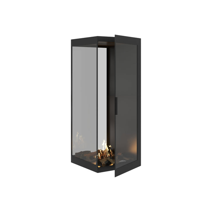 Bioethanol Raumteiler SAINT Vertikal Vollglas 50x100 - Produktansicht