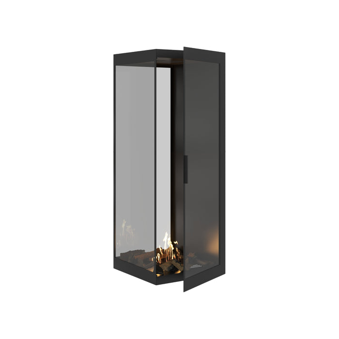 Bioethanol Raumteiler SAINT Vertikal Vollglas 50x120 - Produktansicht