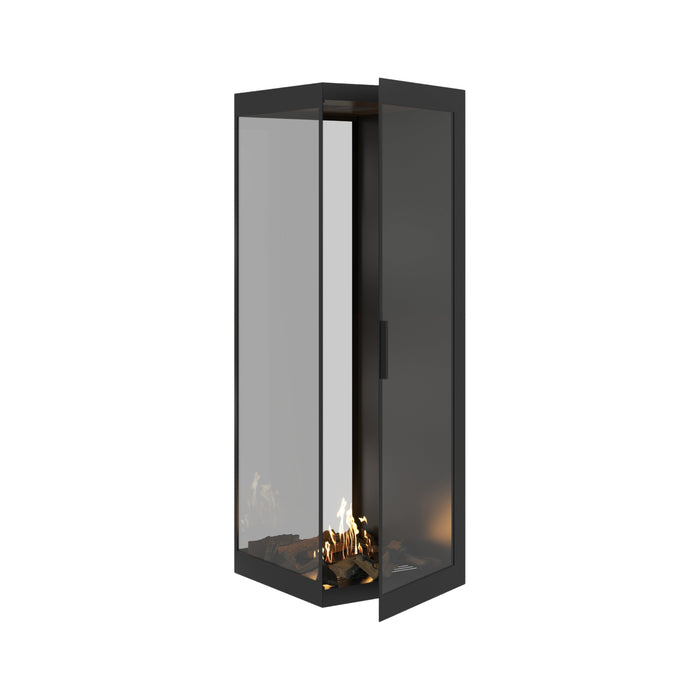 Bioethanol Raumteiler SAINT Vertikal Vollglas 50x140 - Produktansicht