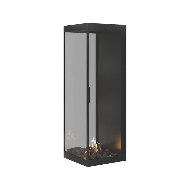 Bioethanol Raumteiler SAINT Vertikal Vollglas 50x140 - Vollverglasung