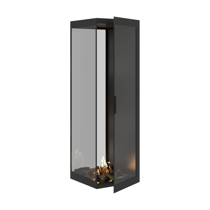 Bioethanol Raumteiler SAINT Vertikal Vollglas 50x160 - Produktansicht