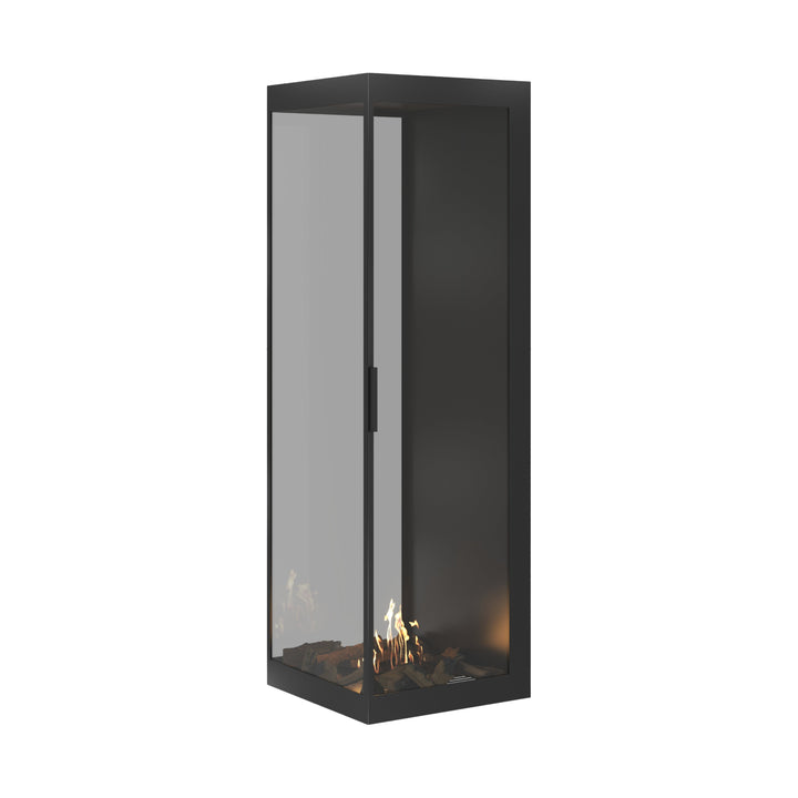 Bioethanol Raumteiler SAINT Vertikal Vollglas 50x160 - Vollverglasung