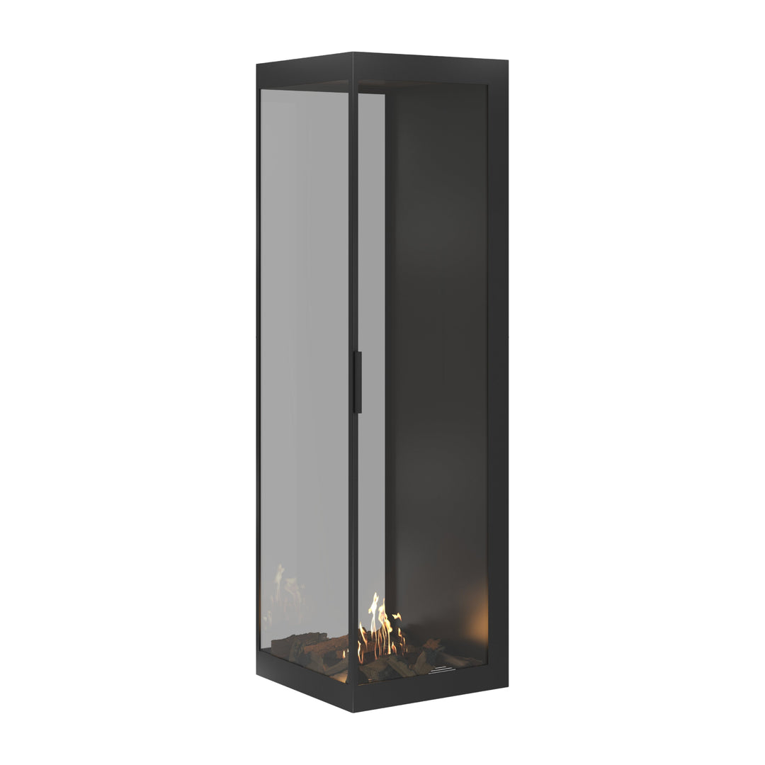 Bioethanol Raumteiler SAINT Vertikal Vollglas 50x180 - Vollverglasung